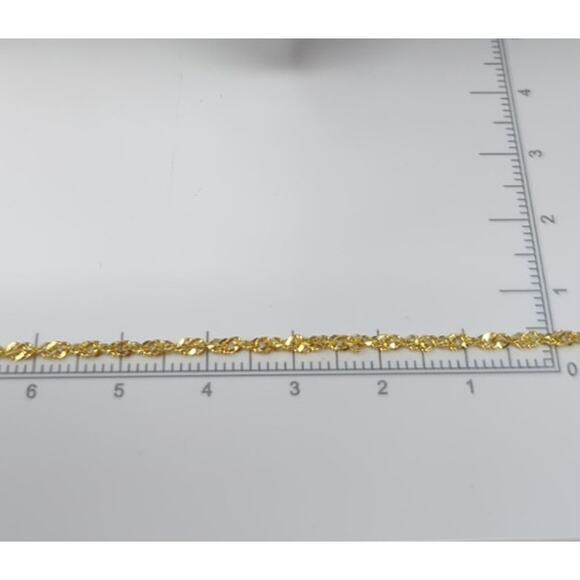 MiLor Italy 14K Yellow Gold Chain Necklace – 20”, 1.43g, Hallmarked - Picture 3 of 5